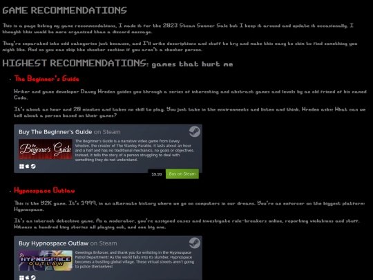 gamerecs screenshot