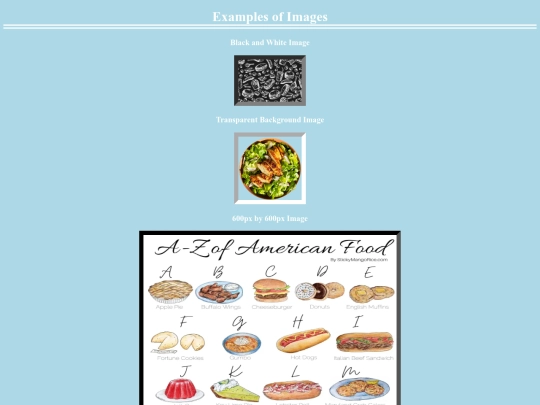 images-food/image-examples screenshot