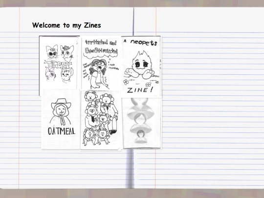 Zines screenshot