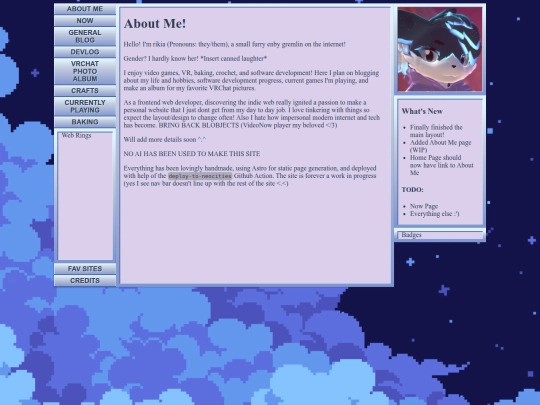 about-me screenshot