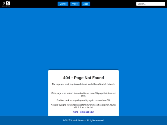 not_found screenshot