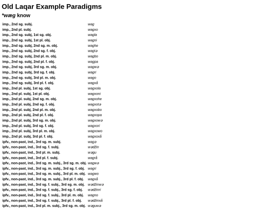 conlanging/old_laqar/paradigms screenshot