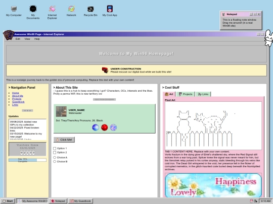 index screenshot
