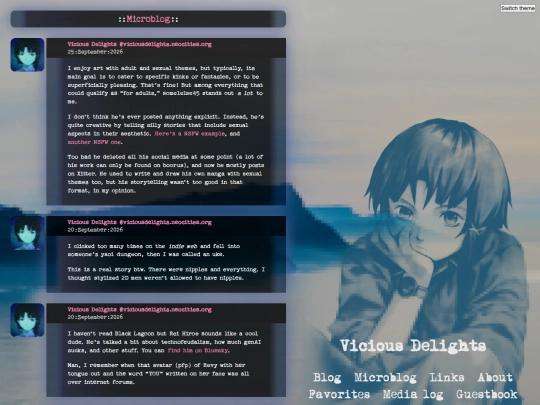 microblog screenshot