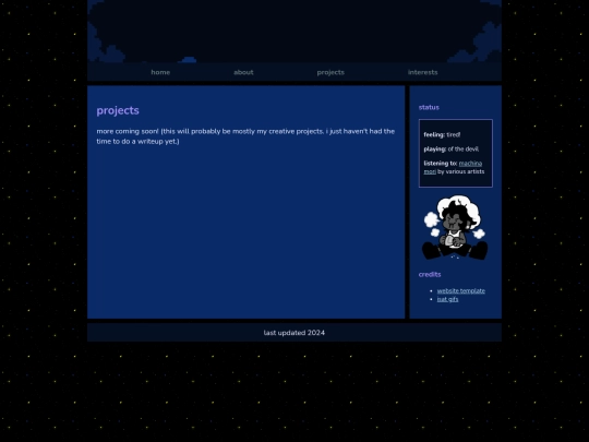 projects screenshot