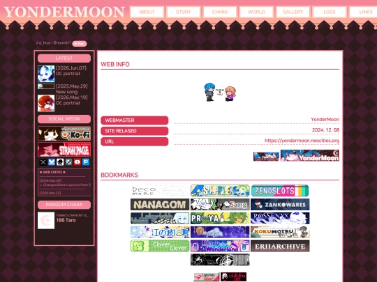 links screenshot