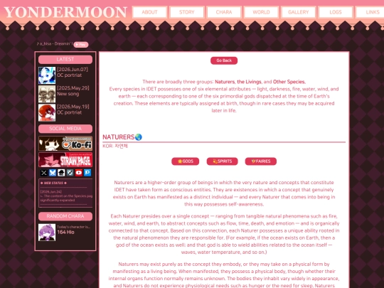 species screenshot