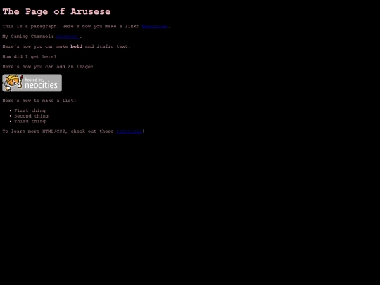 index screenshot