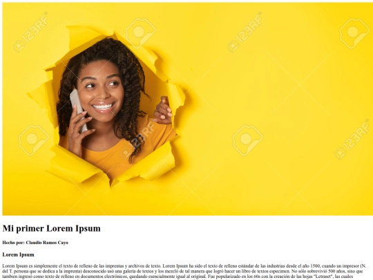 LOREMP IPSUM screenshot