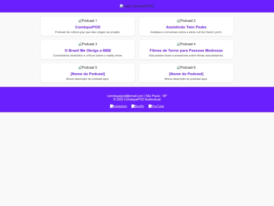 podcasts screenshot