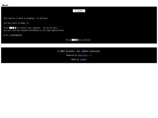 merch screenshot