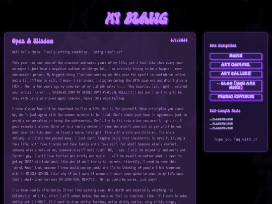 blog screenshot
