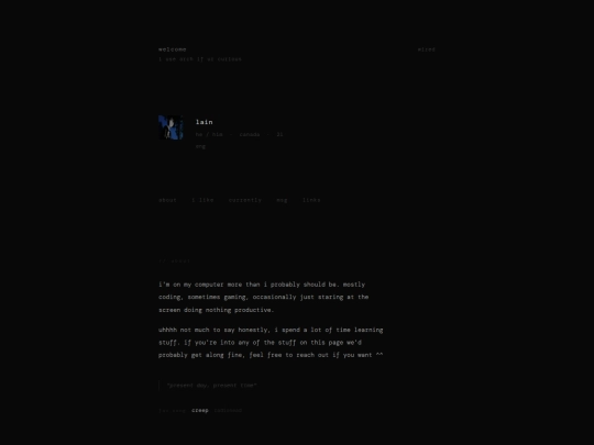 index screenshot