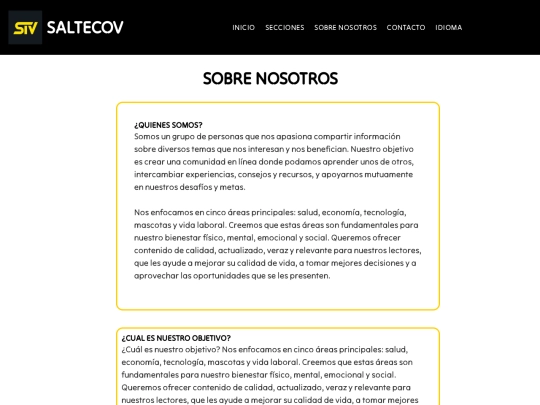 Sobrenosotros screenshot