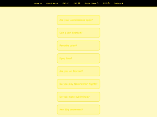 faq screenshot