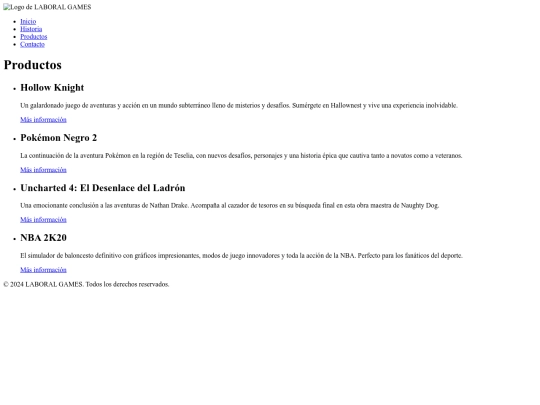 productos screenshot