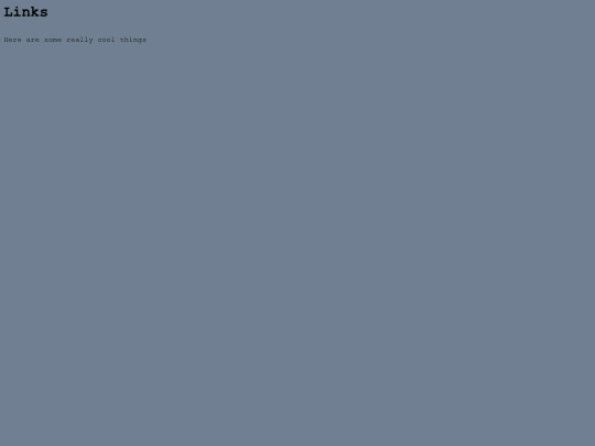 links screenshot