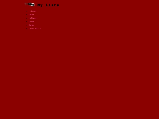 lists/lists screenshot