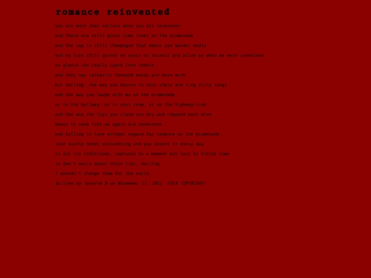poetry/reinvented screenshot