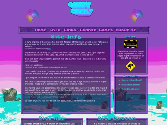 info screenshot