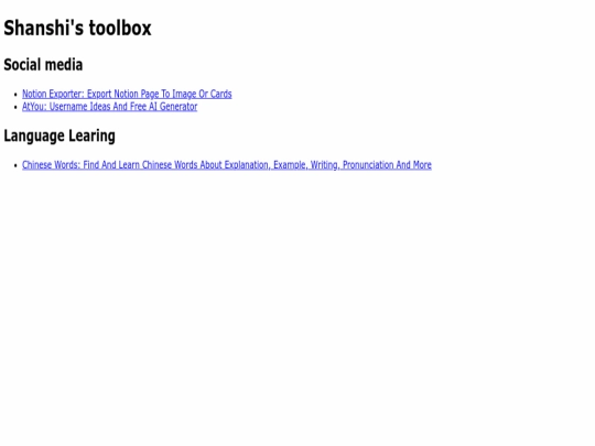 index screenshot