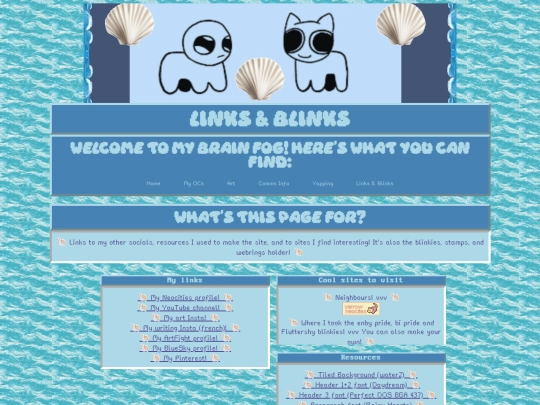 links screenshot