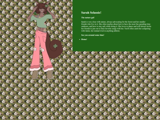 Sarah screenshot