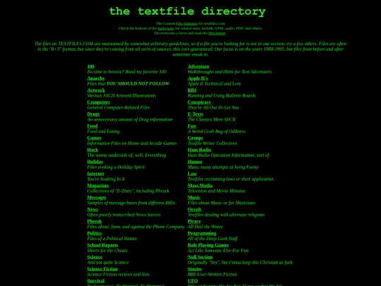 index screenshot