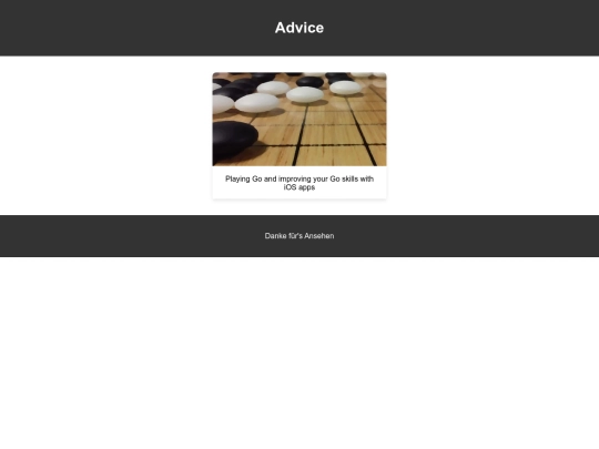 advice_overview screenshot