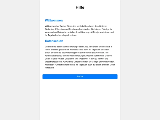 ohneschnickschnack/help screenshot