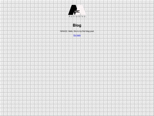 blog screenshot