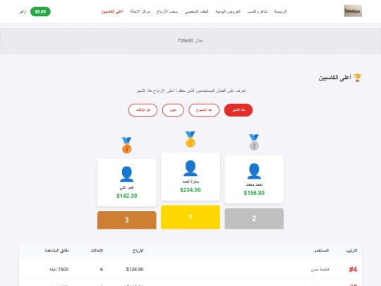 top-earners screenshot