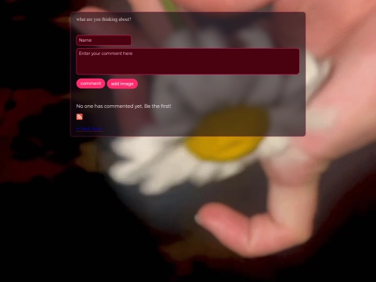 guestbook screenshot