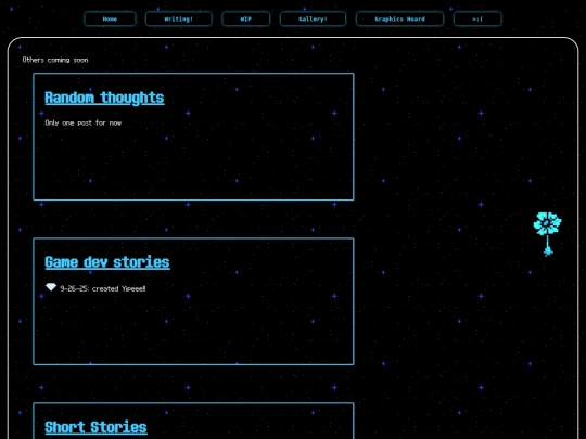 writings screenshot