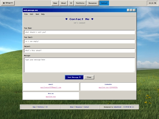 contact screenshot