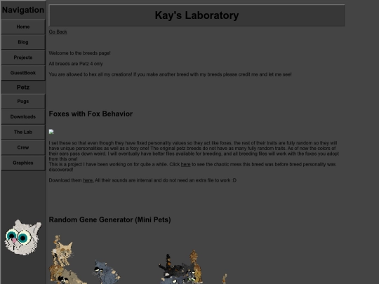 breeds screenshot