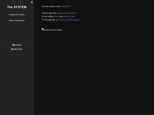 The SYSTEM screenshot