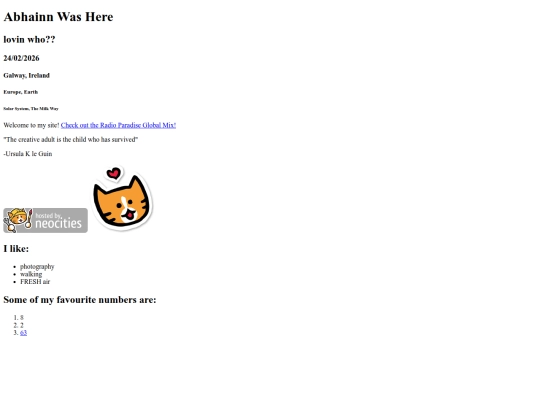 index screenshot