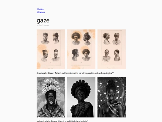 lexicon/gaze screenshot