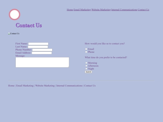 Contact screenshot