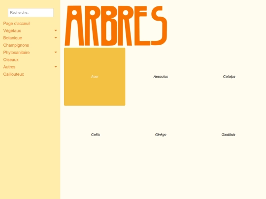 Arbres screenshot