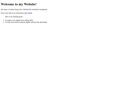 Orientation screenshot