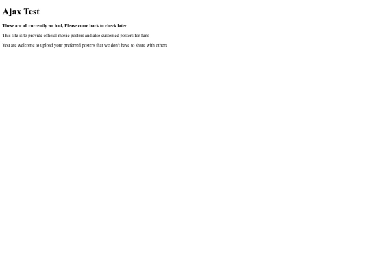 mini_project5/ajaxTest screenshot
