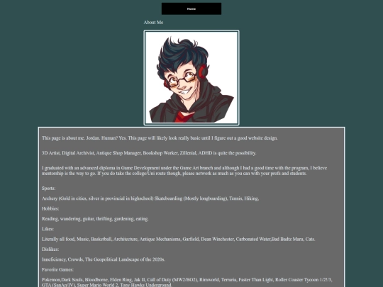 aboutme screenshot