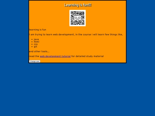 test-web-project screenshot