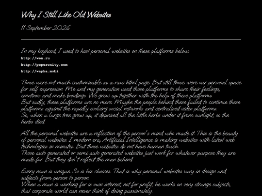 writings/2026/september/why-i-like-old-websites screenshot