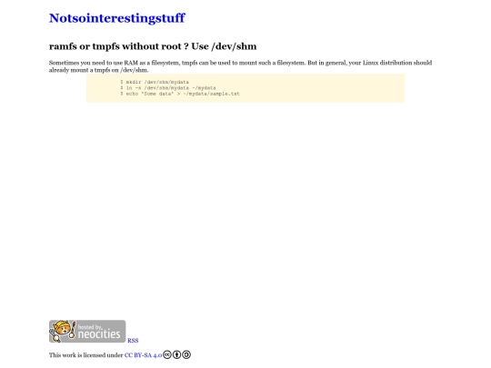 20201206-ramfsortmpfswithoutrootUsedevshm screenshot
