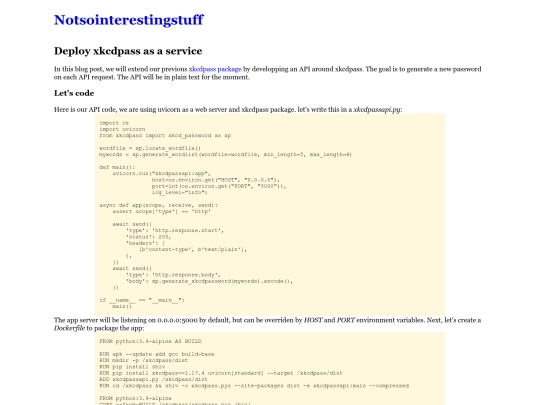 20210403-deployxkcdpassasaservice screenshot