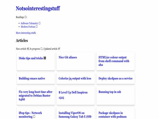 index screenshot
