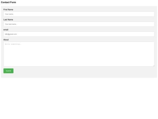 contact screenshot